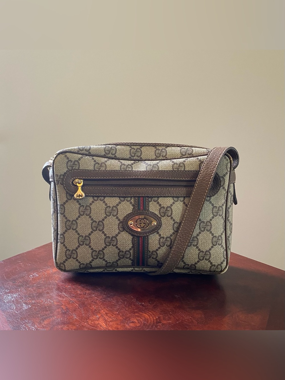 Vintage Gucci Micro GG/GG Supreme Shoulder-Crossbody Bag